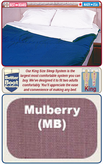 Mulberry Colored King Size Sleep System